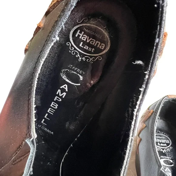 Jeffrey Campbell Colt Western Cowboy Ankle Boot Bootie Size 9 M Leather Black - Picture 6 of 14